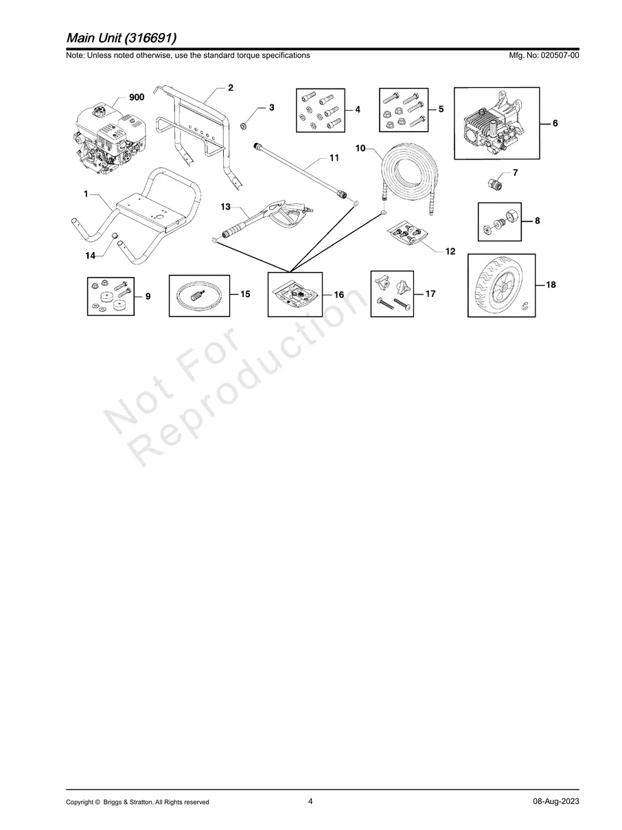 BRIGGS AND STRATTON, 020507-00, IPL.4